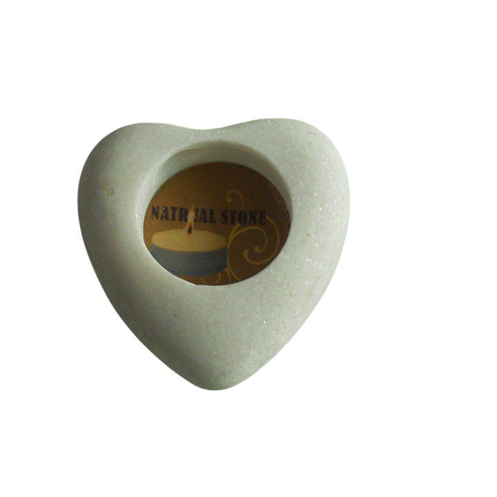 Home Decor Natural Stone Marble Heart-shaped Candle Holder Holders Candleholder Candleholders Candle Stick Candlestick Sticks Luxury Home Wedding Decoration