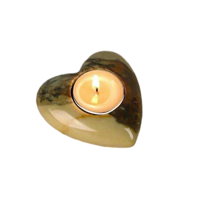 Home Decor Natural Stone Marble Heart-shaped Candle Holder Holders Candleholder Candleholders Candle Stick Candlestick Sticks Luxury Home Wedding Decoration