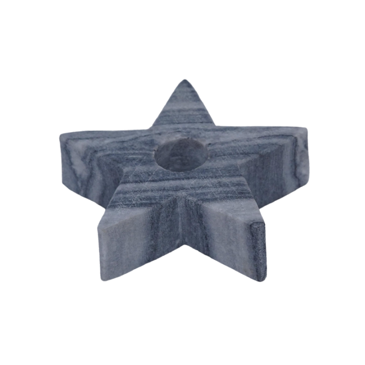Home Decor Natural Stone Marble Handicraft Candle Holder Holders Star Candleholder Candleholders Candle Stick Candlestick Sticks Luxury Home Wedding Decoration