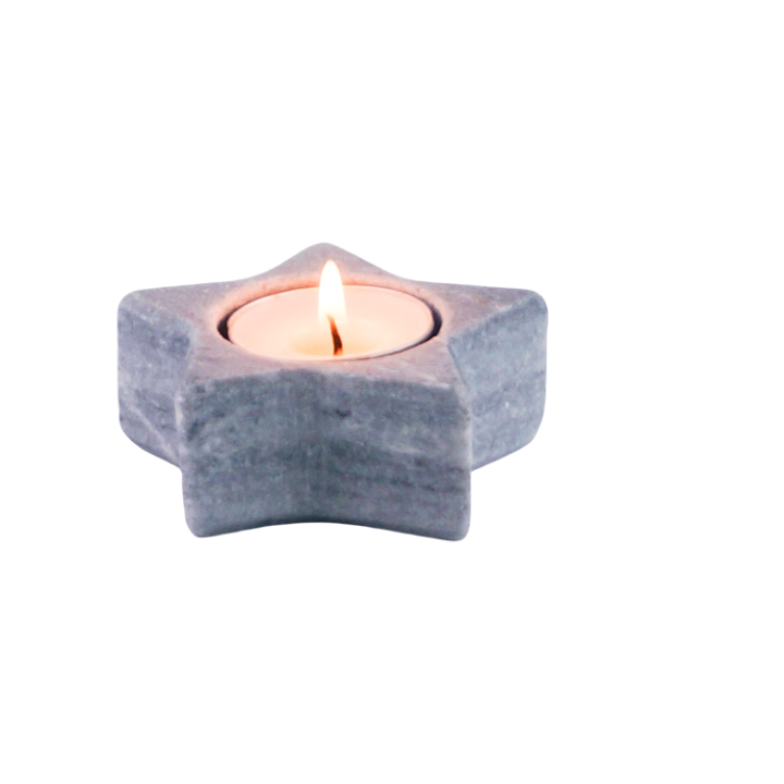 Home Decor Natural Stone Marble Handicraft Candle Holder Holders Star Candleholder Candleholders Candle Stick Candlestick Sticks Luxury Home Wedding Decoration