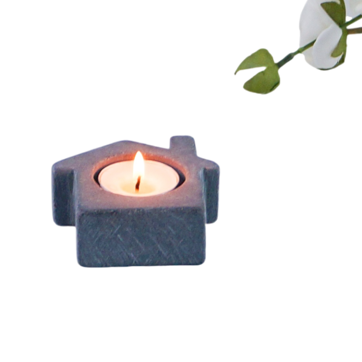 Home Decor Natural Stone Marble Handicraft Candle Holder Holders House Shaped Candleholder Candleholders Candle Stick Candlestick Sticks Luxury Home Wedding Decoration