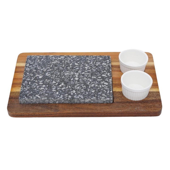 Natural Stone Rock Lava Volcanic Granite Steak Grill Stone Plate