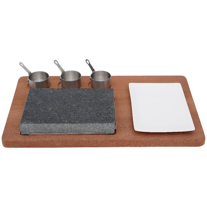 Natural Stone Rock Lava Volcanic Granite Steak Grill Stone Plate