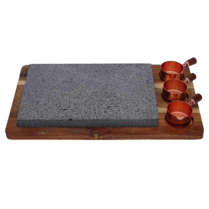Natural Stone Rock Lava Volcanic Granite Steak Grill Stone Plate