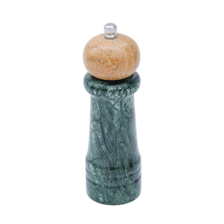 Luxury Natural Marble Stone Kitchen Pepper Grinder Pepper Mill