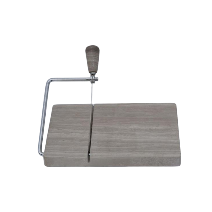 Natural Marble Stainless Steel Cheese Butter Ham Slicer Kitchen Gadget Cheese Tool Butter Cutter with Replacement Wires