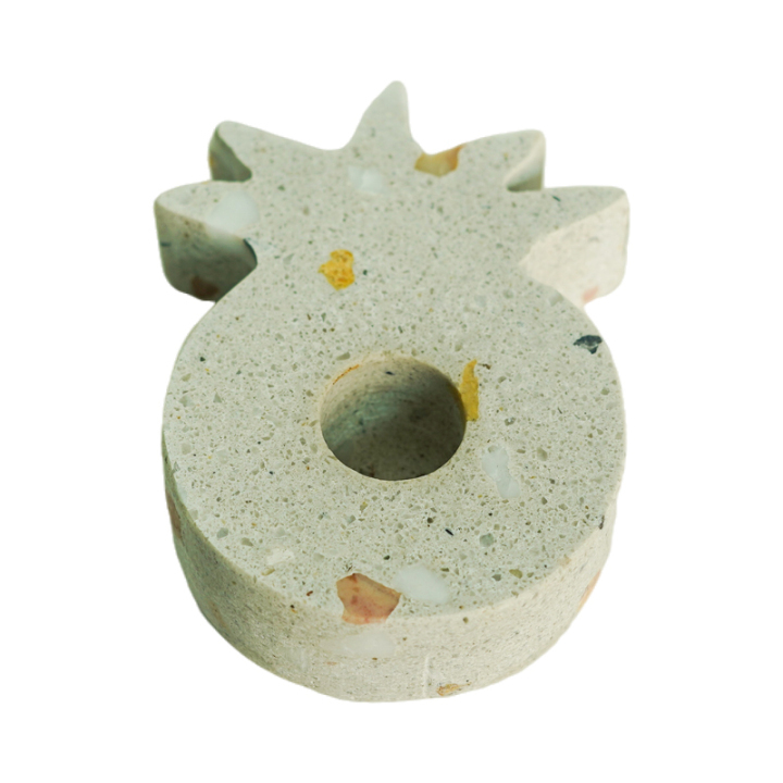 Home Decor Terrazzo Handicraft  Pineapple Candle Holders Candleholder Candleholders Candle Stick Candlestick Sticks Luxury Home Wedding Decoration