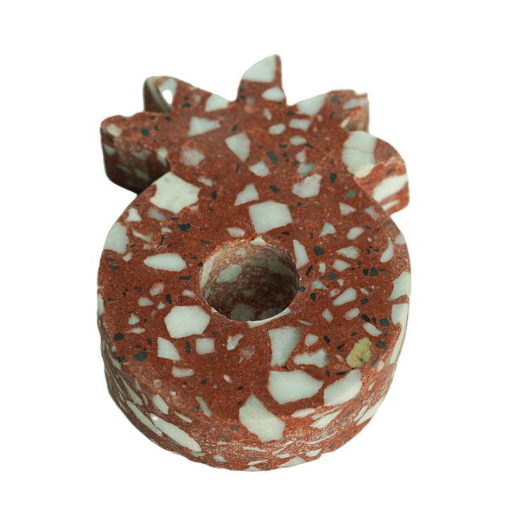 Home Decor Terrazzo Handicraft  Pineapple Candle Holders Candleholder Candleholders Candle Stick Candlestick Sticks Luxury Home Wedding Decoration
