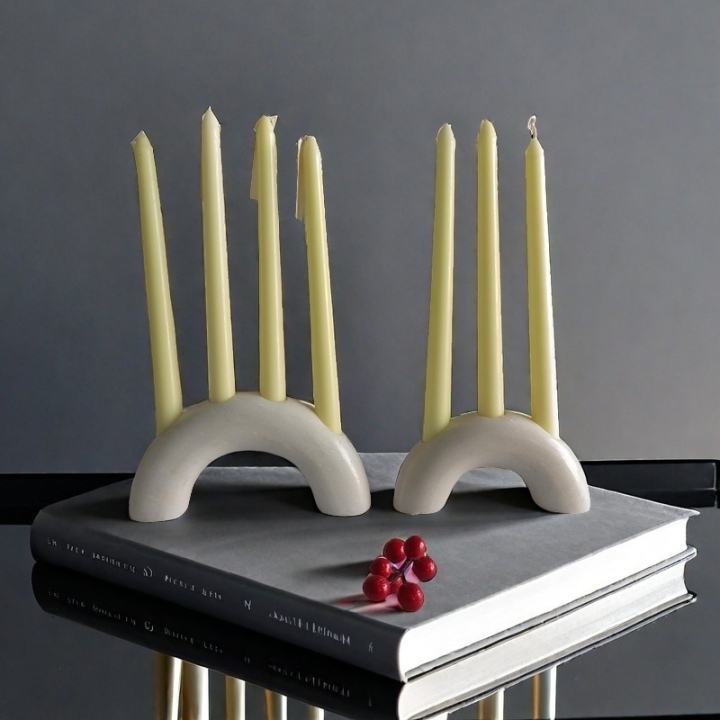  Luxury Home Wedding Decoration Home Decor Natural Stone White Marble Handicraft Candle Holders Candleholder Candle Stick Candlestick Sticks