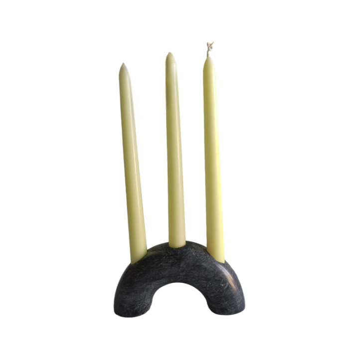  Luxury Home Wedding Decoration Home Decor Natural Stone White Marble Handicraft Candle Holders Candleholder Candle Stick Candlestick Sticks