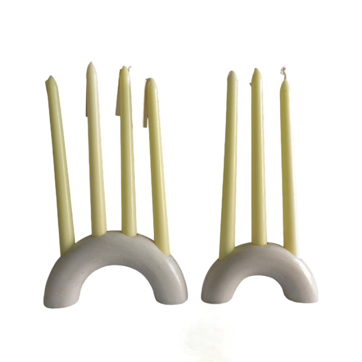  Luxury Home Wedding Decoration Home Decor Natural Stone White Marble Handicraft Candle Holders Candleholder Candle Stick Candlestick Sticks