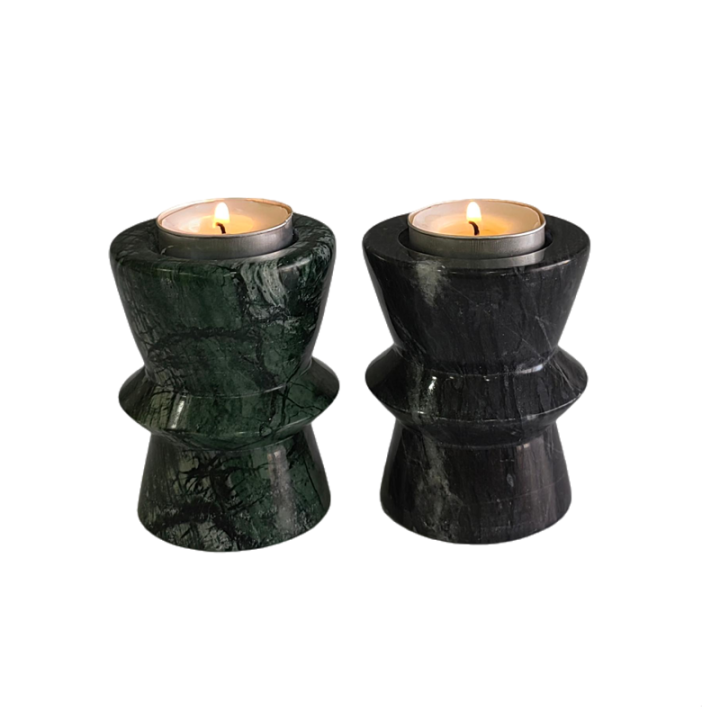Home Decor Natural Stone Marble Handicraft Candle Holder Holders Candleholder Candleholders Candle Stick Candlestick Sticks Luxury Home Wedding Decoration