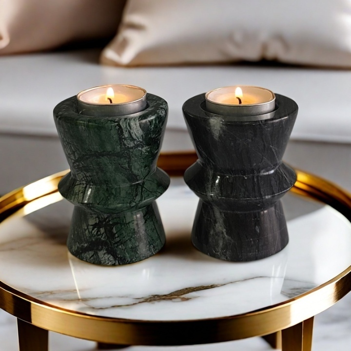 Home Decor Natural Stone Marble Handicraft Candle Holder Holders Candleholder Candleholders Candle Stick Candlestick Sticks Luxury Home Wedding Decoration