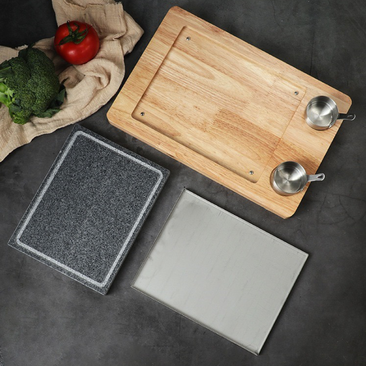 Natural Stone Rock Lava Volcanic Granite Steak Grill Stone Plate