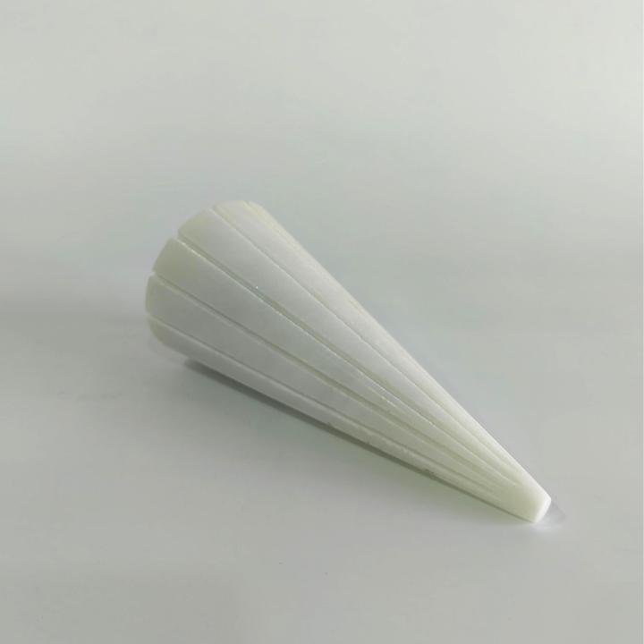  Modern Style Hand Carved Table Shelf Decor White Marble Decorative Objects Ornaments for Living Room,Bedroom,Office Desktop,Cabinets