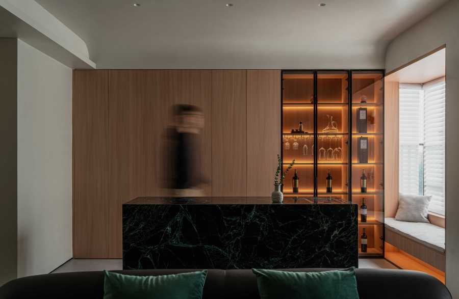 FUFINI Microcement Case Study | Dongguan Nancheng Xingfu Mansion | Application of Microcement in a Simple and Natural Space