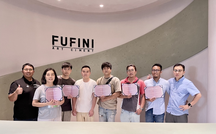 FUFINI Microcement Technical Training Camp Usher in a New Chapter of International Craftsmanship