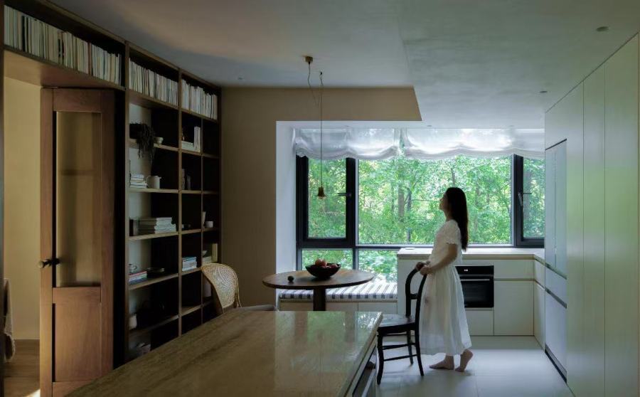 Hefei "Golden Pond" FUFINI Microcement Home Decoration Case: Integration of Nature and Texture