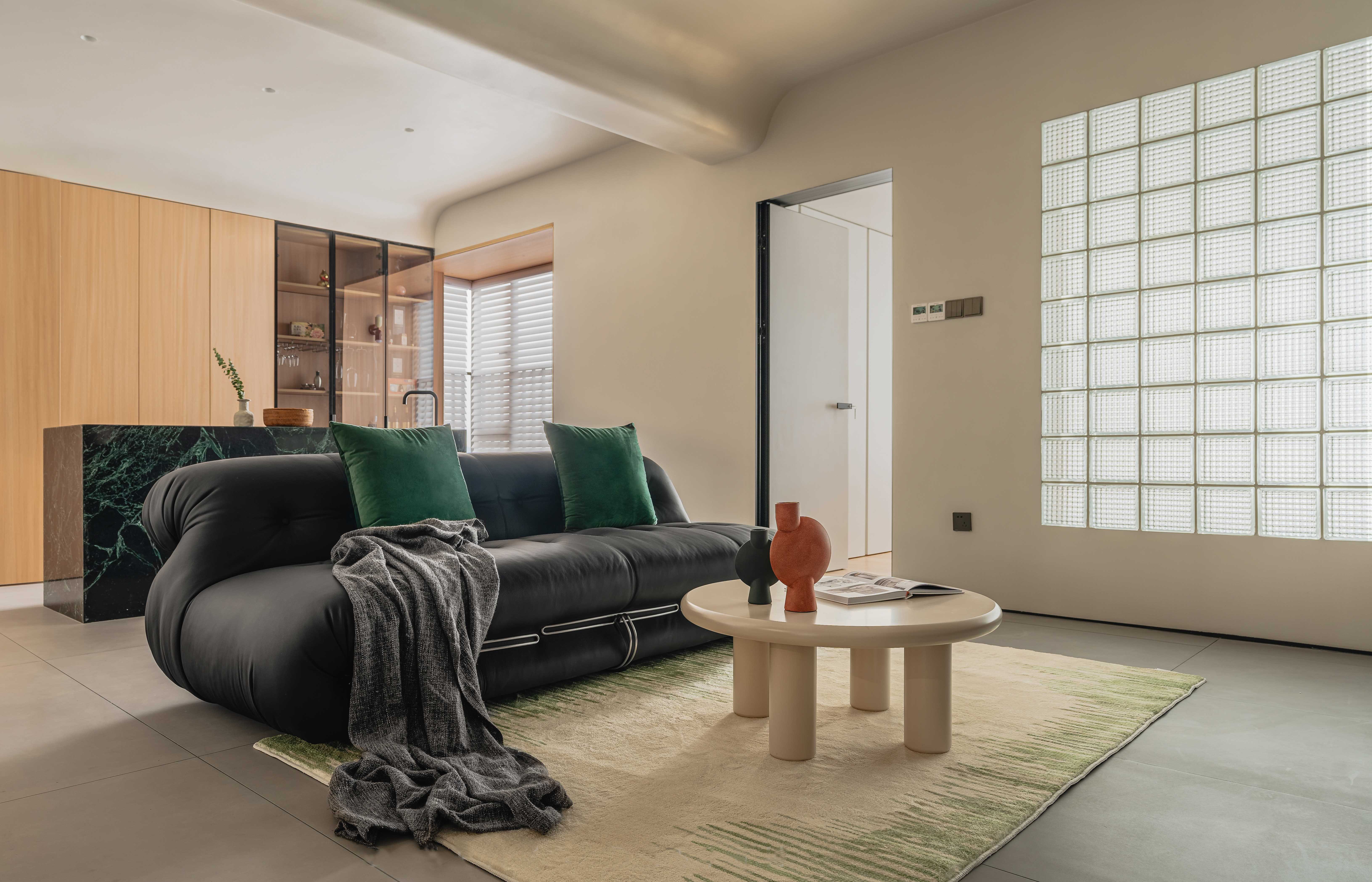 FUFINI Microcement Case Study | Dongguan Nancheng Xingfu Mansion | Application of Microcement in a Simple and Natural Space 