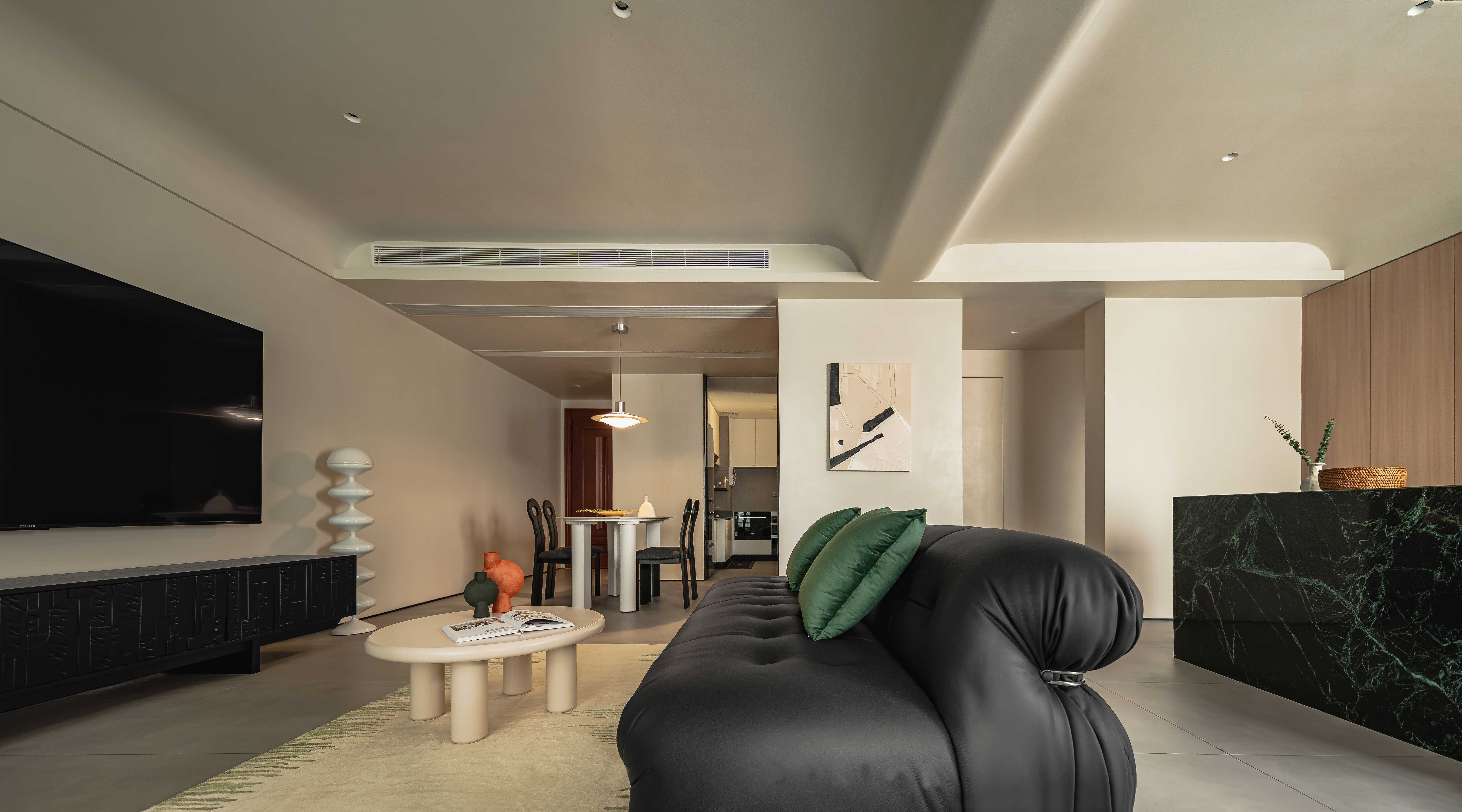 FUFINI Microcement Case Study | Dongguan Nancheng Xingfu Mansion | Application of Microcement in a Simple and Natural Space 