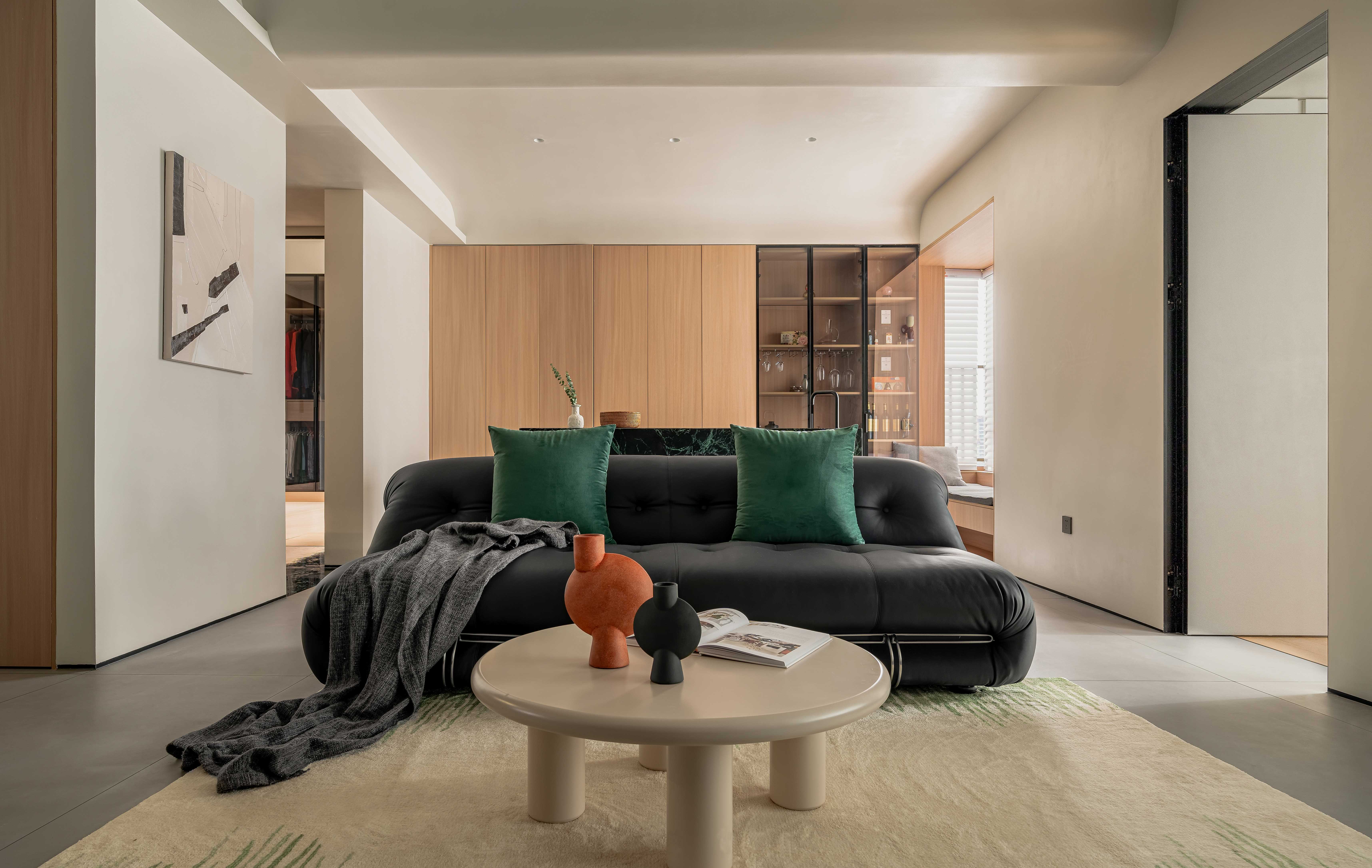 FUFINI Microcement Case Study | Dongguan Nancheng Xingfu Mansion | Application of Microcement in a Simple and Natural Space 