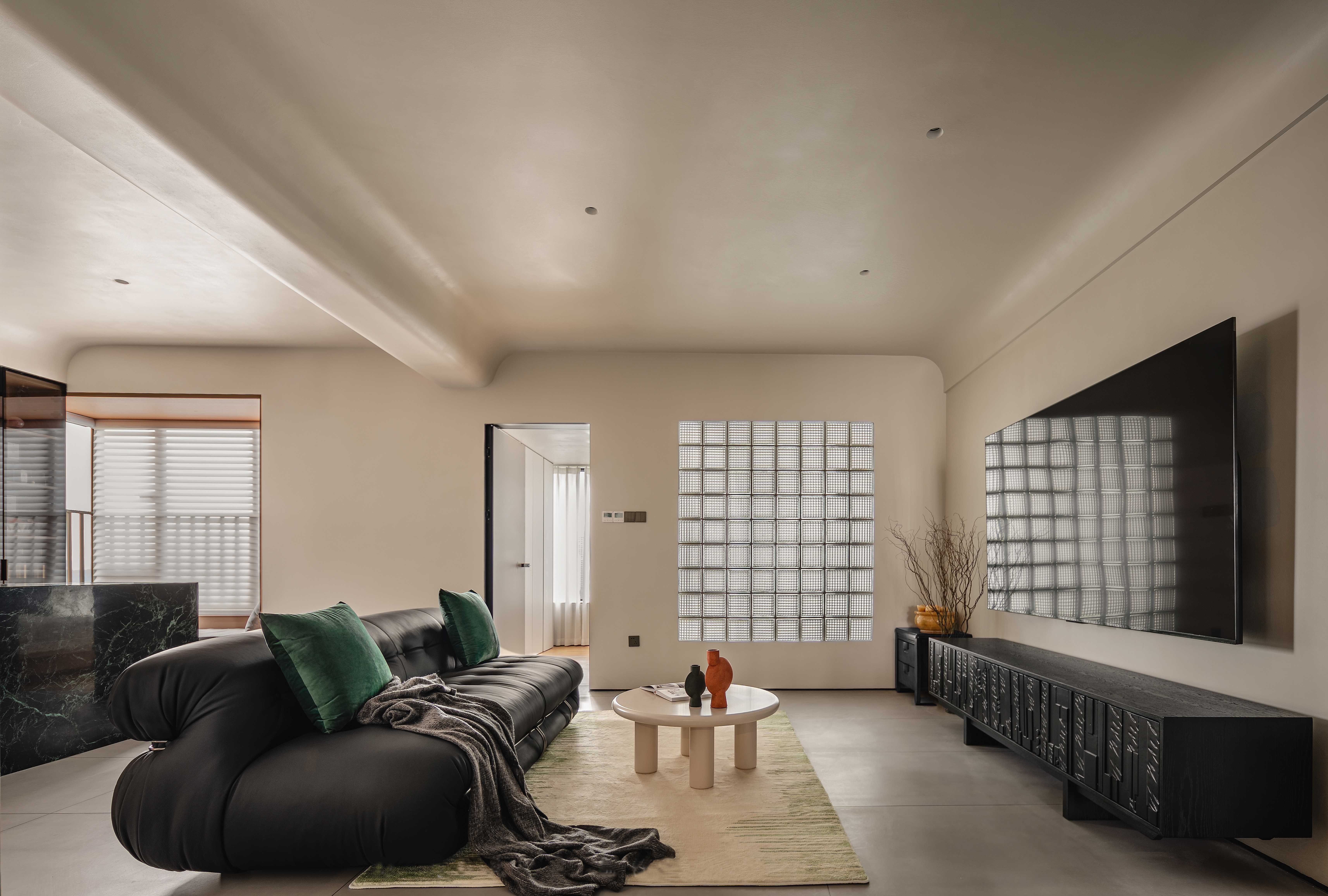 FUFINI Microcement Case Study | Dongguan Nancheng Xingfu Mansion | Application of Microcement in a Simple and Natural Space 