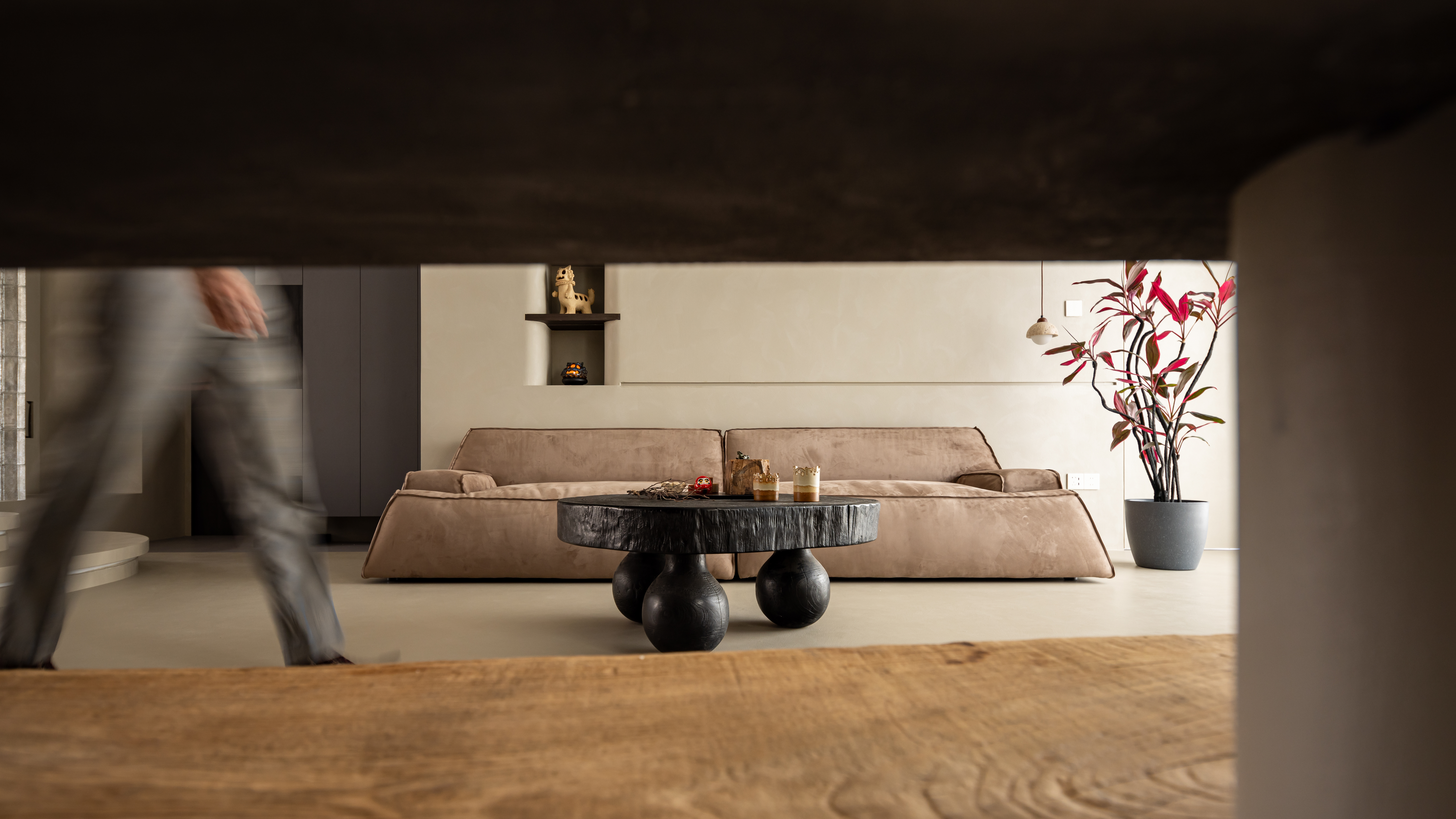 FUFINI Case | Star River Bay: Micro - Cement Creates a Post - modern Style Home Micro-cement cases, hotel renovation cases, actual scenes of FUFINI projects, commercial space design, renderings of micro-cement