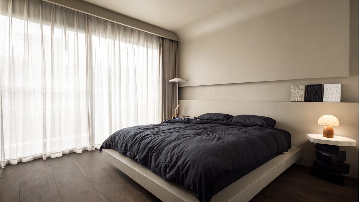 FUFINI Case | Star River Bay: Micro - Cement Creates a Post - modern Style Home Micro-cement cases, hotel renovation cases, actual scenes of FUFINI projects, commercial space design, renderings of micro-cement