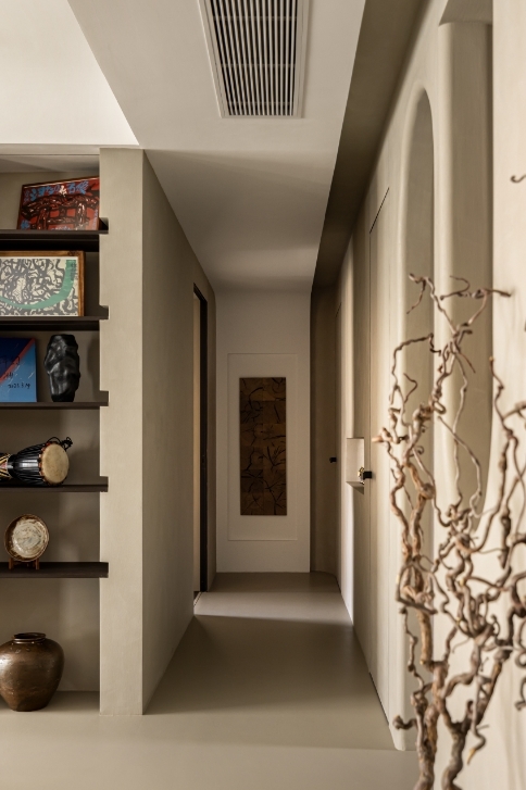 FUFINI Case | Star River Bay: Micro - Cement Creates a Post - modern Style Home Micro-cement cases, hotel renovation cases, actual scenes of FUFINI projects, commercial space design, renderings of micro-cement