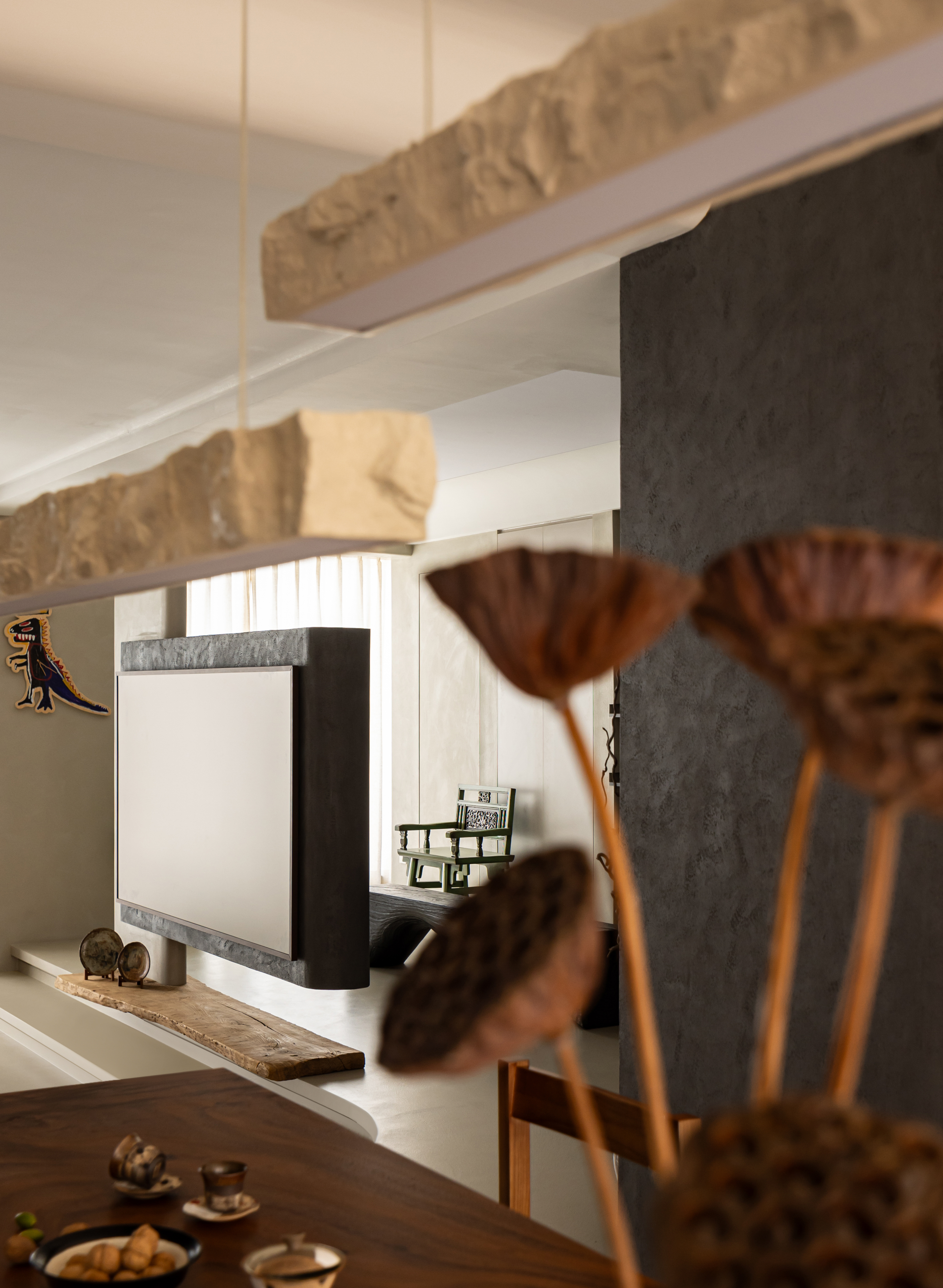 FUFINI Case | Star River Bay: Micro - Cement Creates a Post - modern Style Home Micro-cement cases, hotel renovation cases, actual scenes of FUFINI projects, commercial space design, renderings of micro-cement