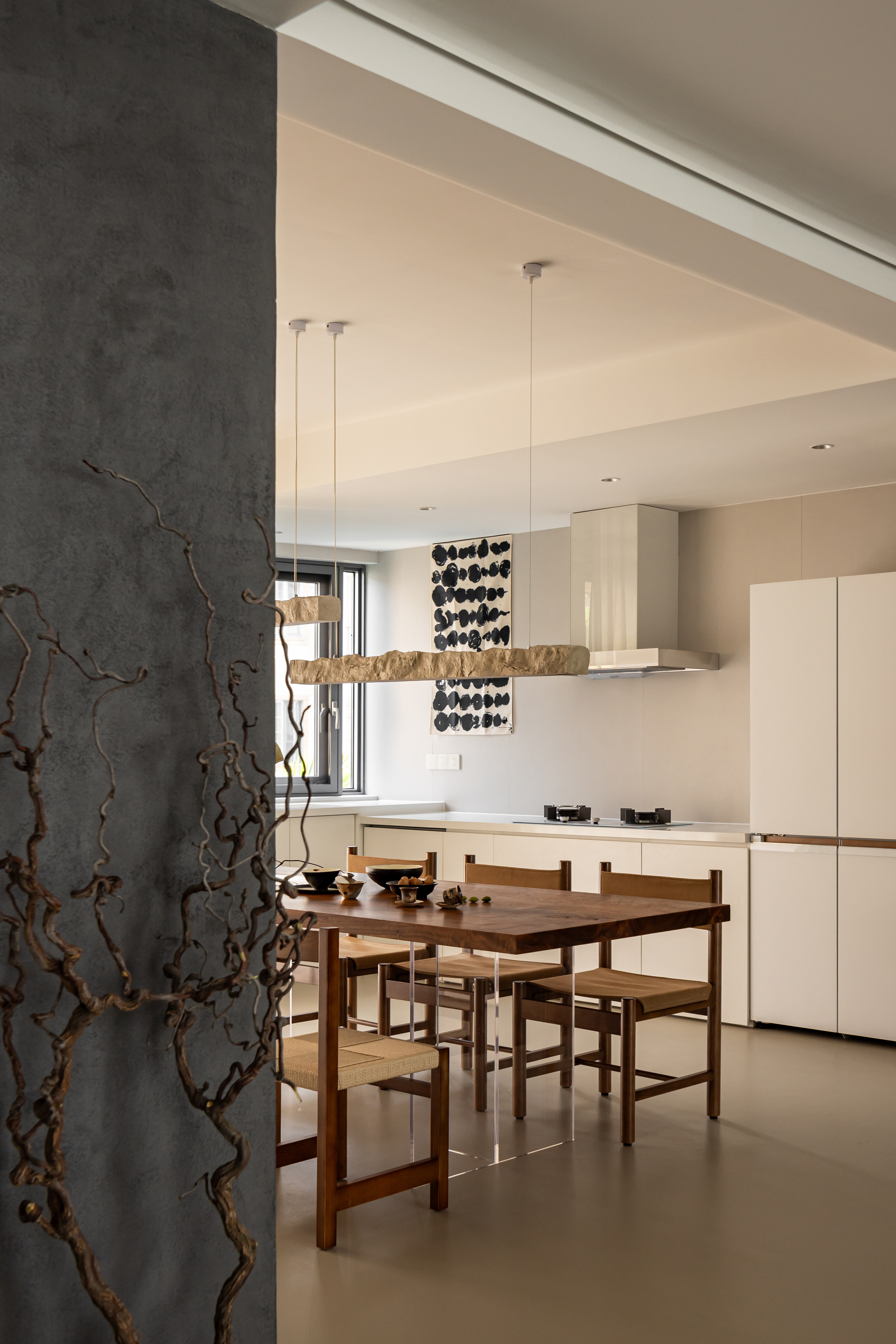 FUFINI Case | Star River Bay: Micro - Cement Creates a Post - modern Style Home Micro-cement cases, hotel renovation cases, actual scenes of FUFINI projects, commercial space design, renderings of micro-cement