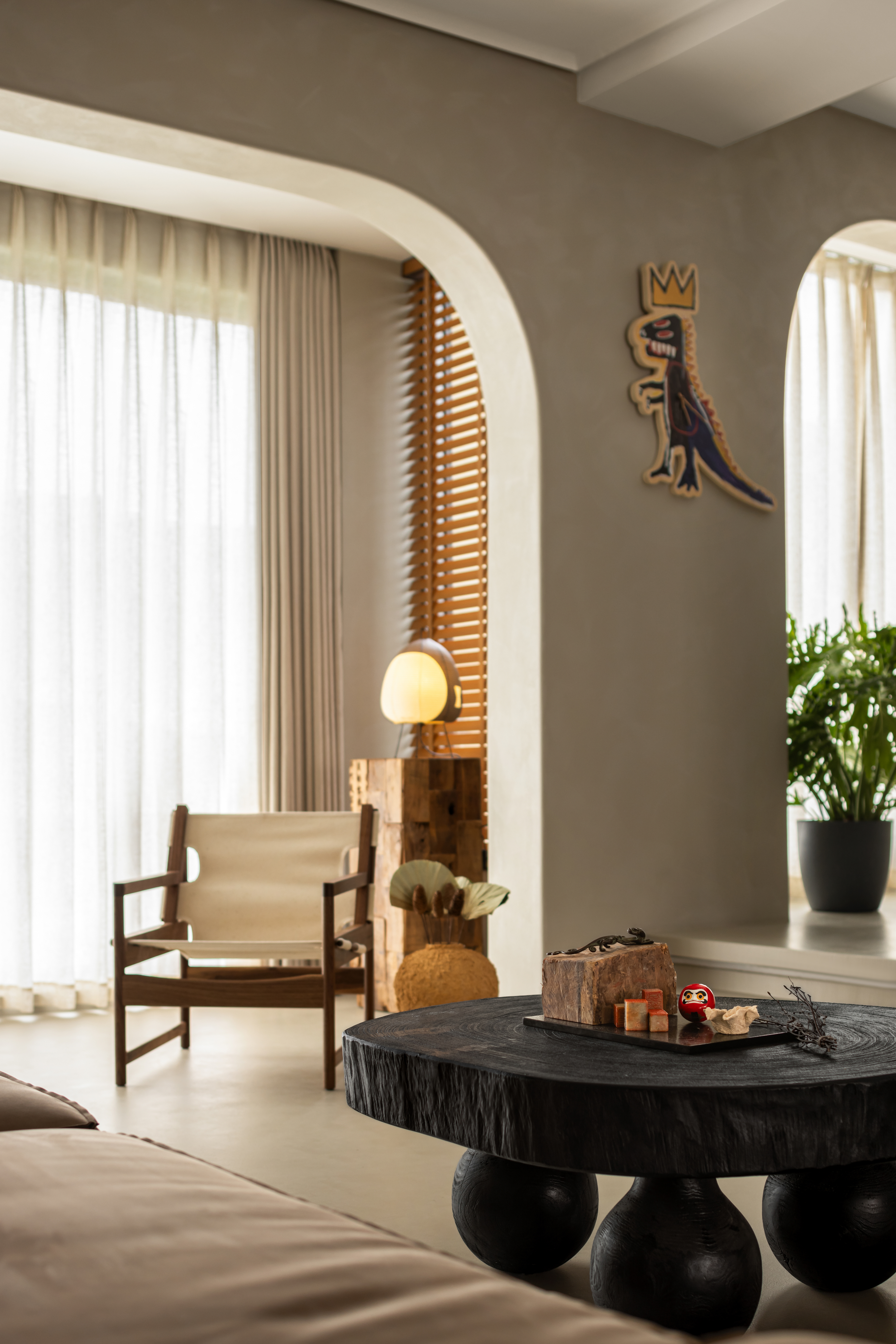 FUFINI Case | Star River Bay: Micro - Cement Creates a Post - modern Style Home Micro-cement cases, hotel renovation cases, actual scenes of FUFINI projects, commercial space design, renderings of micro-cement
