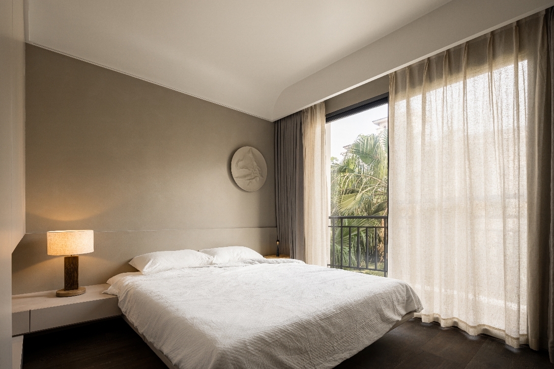 FUFINI Case | Star River Bay: Micro - Cement Creates a Post - modern Style Home Micro-cement cases, hotel renovation cases, actual scenes of FUFINI projects, commercial space design, renderings of micro-cement