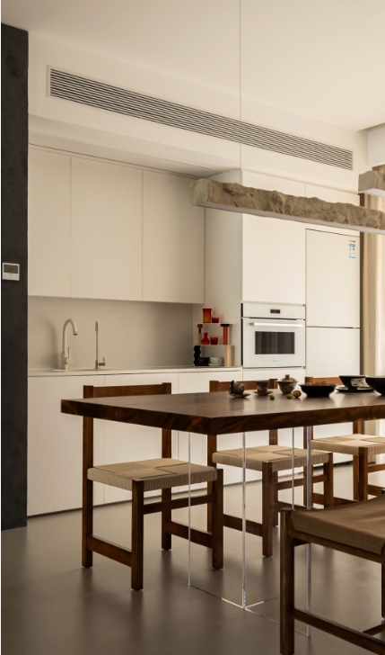 FUFINI Case | Star River Bay: Micro - Cement Creates a Post - modern Style Home Micro-cement cases, hotel renovation cases, actual scenes of FUFINI projects, commercial space design, renderings of micro-cement