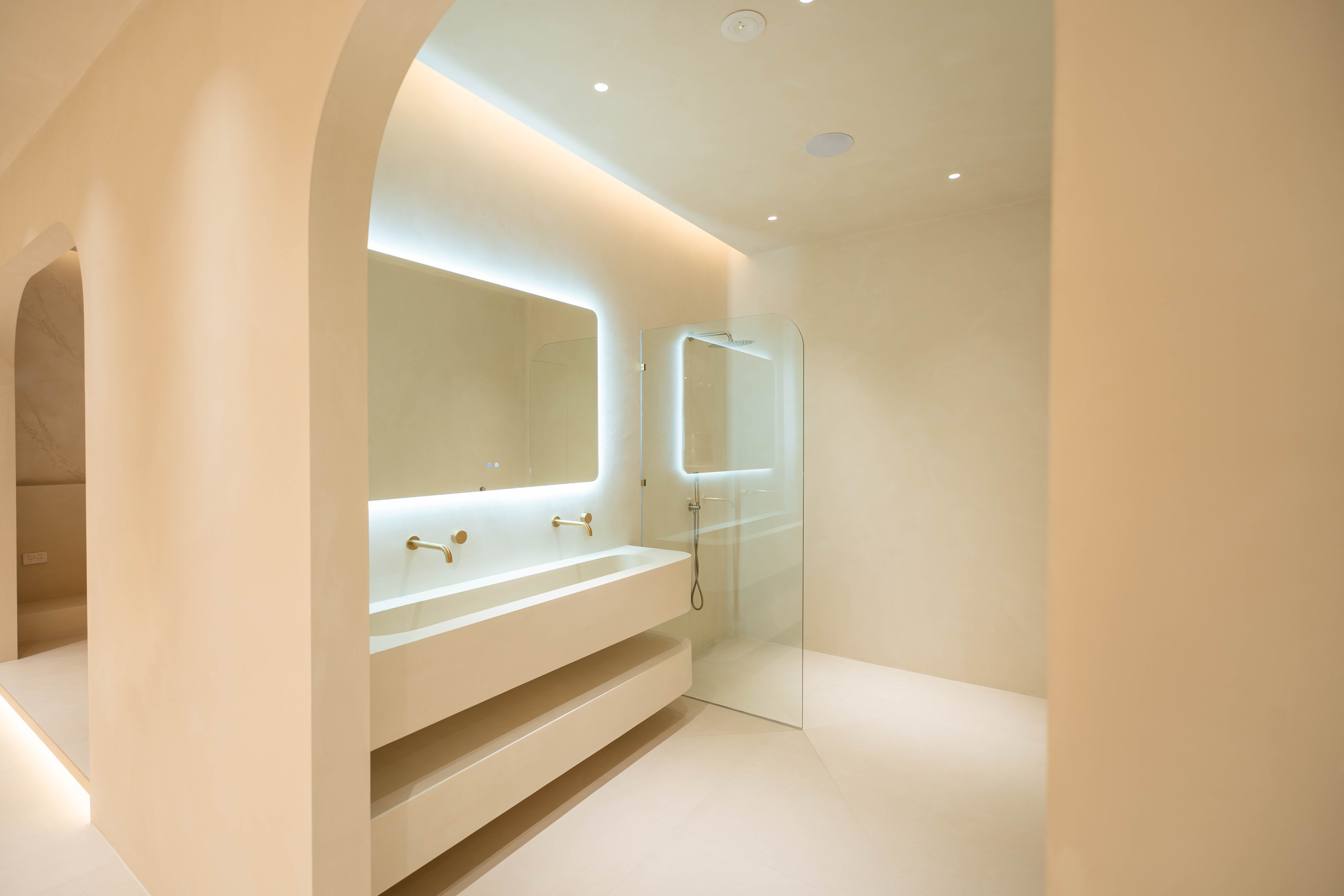 FUFINI Micro - Cement Showroom: Starting a New Chapter of Spatial Emotions in Melbourne Micro-cement cases, hotel renovation cases, actual scenes of FUFINI projects, commercial space design, renderings of micro-cement