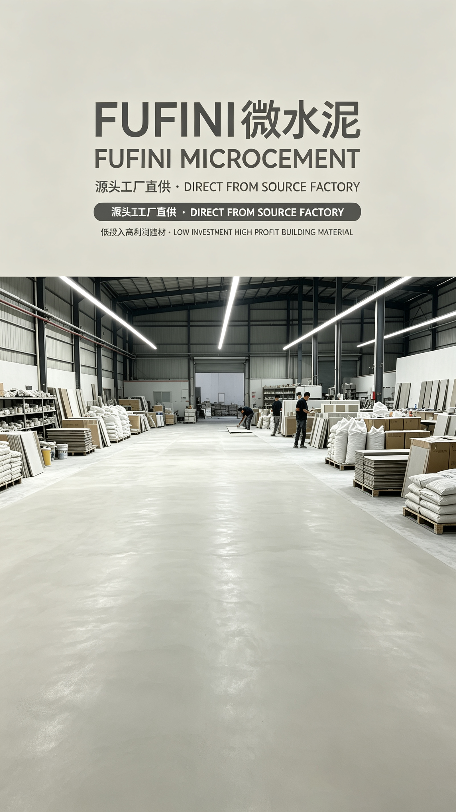 Overseas Building Material Investment Hot Choice | FUFINI Seamless Microcement Creates Stable Profit Business 