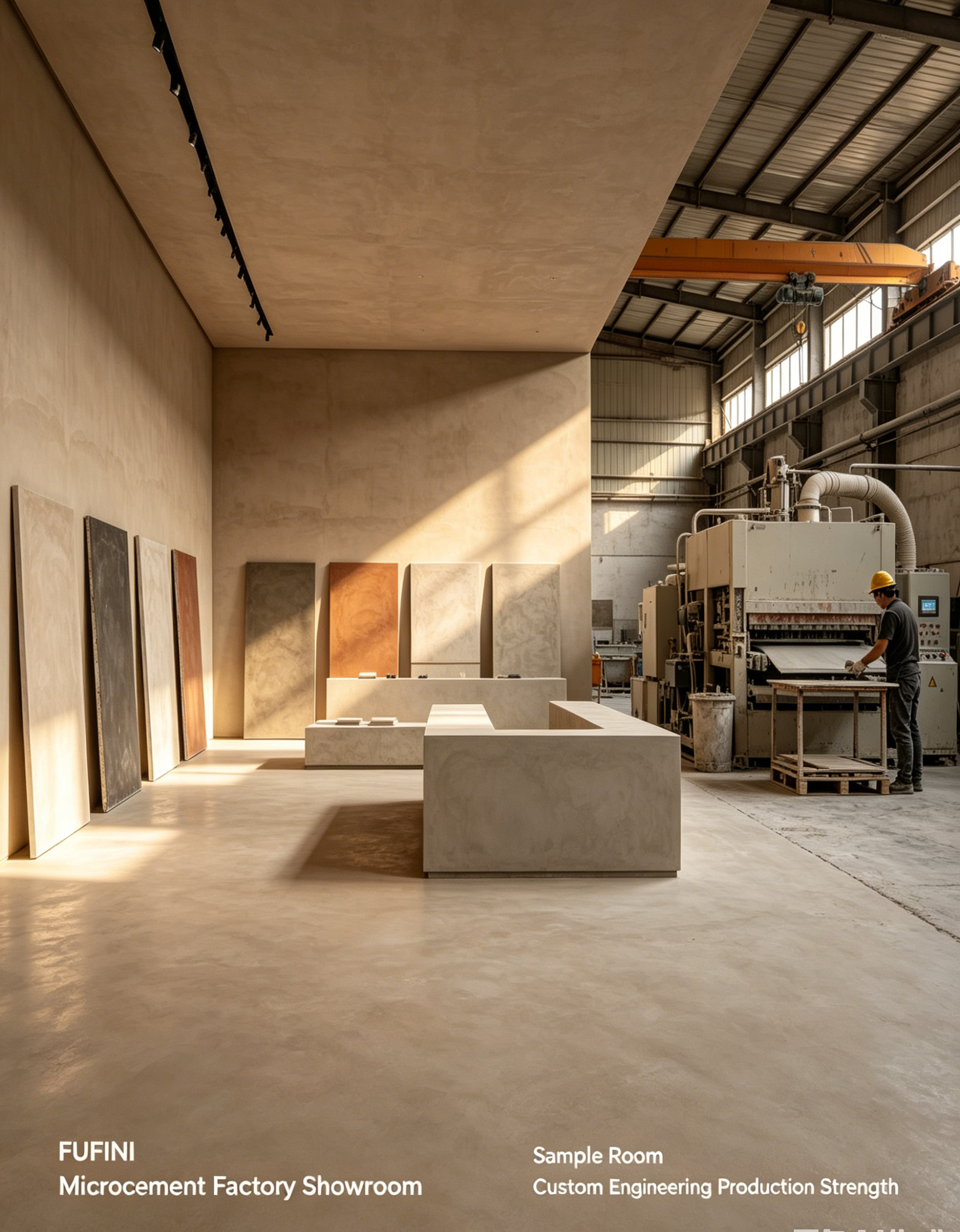 FUFINI Microcement Factory | Top Quality & Custom Manufacturing for Global Projects 