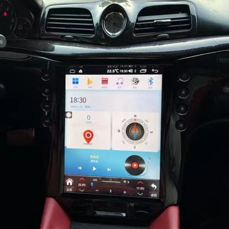 12.1" Tesla Screen Android Car Stereo Radio GPS Navigation Head Unit SatNav Replacement Maserati Gran Turismo Granturismo GT Sport MC Stradale