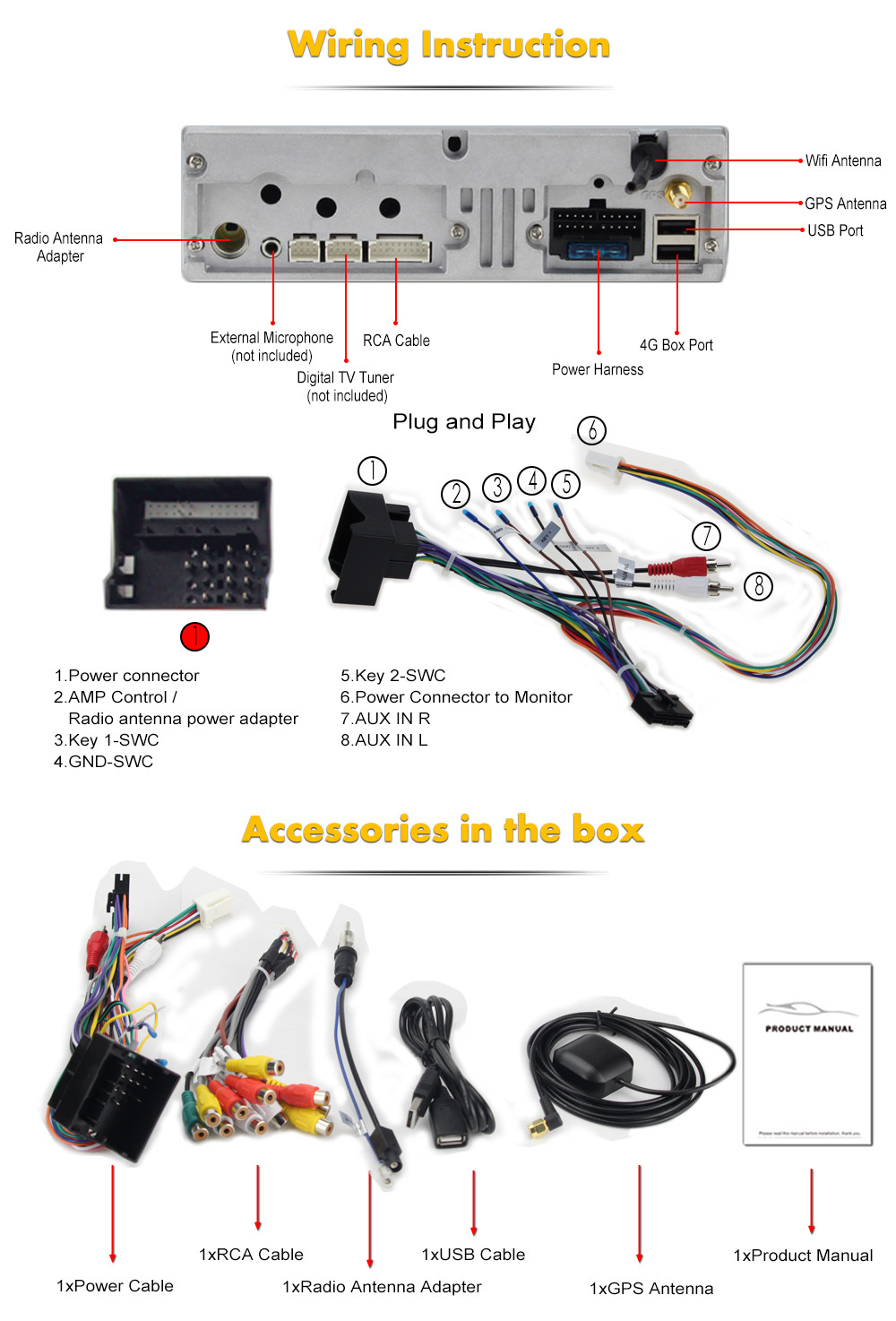 7 Quot Android Autoradio Car Multimedia Stereo Gps Navigation