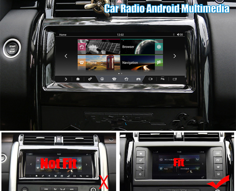 Android 14 DSP CarPlay 12.1" Car Radio For Jaguar XF X250 2008-2015 Touch Screen Multimedia Video Player GPS Navigation Headunit