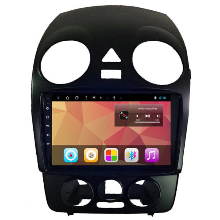 Radio Android 9" Para VW Beetle 1998-2010 - 32GB, GPS, WiFi, Bluetooth, Con Cámara Trasera, 2 DIN
