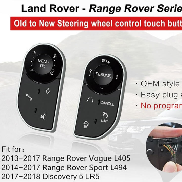 Steering Wheel Control SWC Touch Button Upgrade Replacement Range Rover
