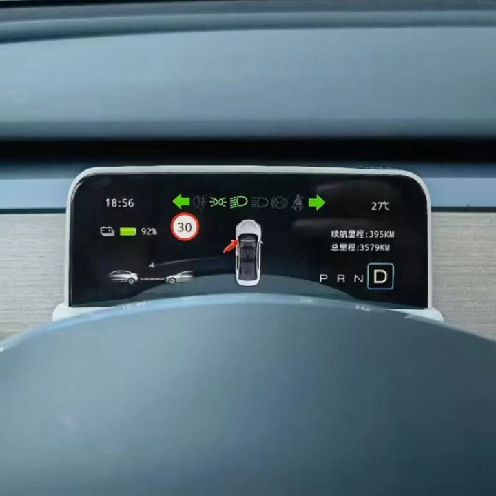 4.6" LCD Instrument Cluster Dashboard Replacement HUD Display Tesla