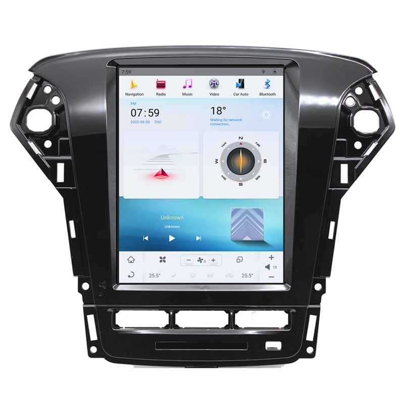 10.4" Tesla Style Screen Android Car Stereo Radio Audio GPS Navigation Head Unit Replacement