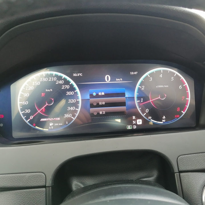 LCD Instrument Cluster Digital Dash Panel Dashboard Speedometer