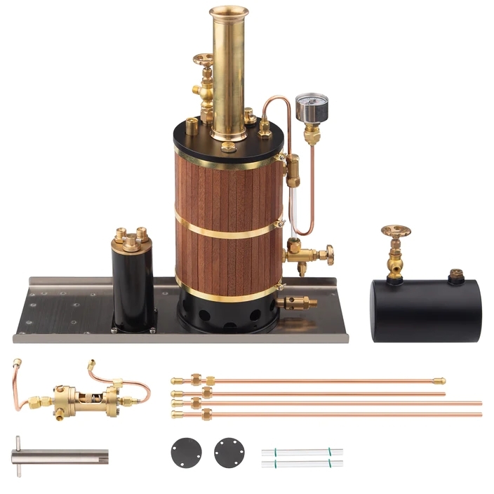 OKMO Vertical Boiler Steam Boiler Model for Steam Ship Engine Model