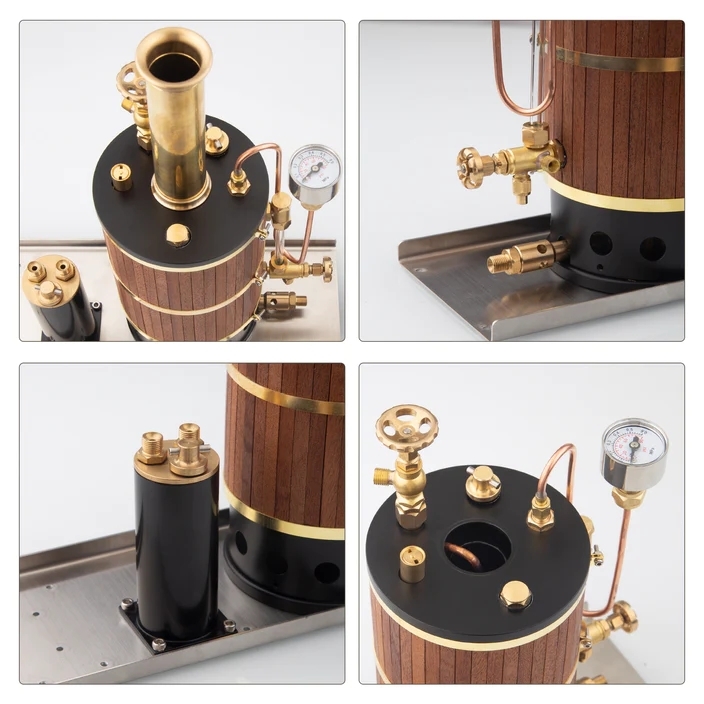 OKMO Vertical Boiler Steam Boiler Model for Steam Ship Engine Model