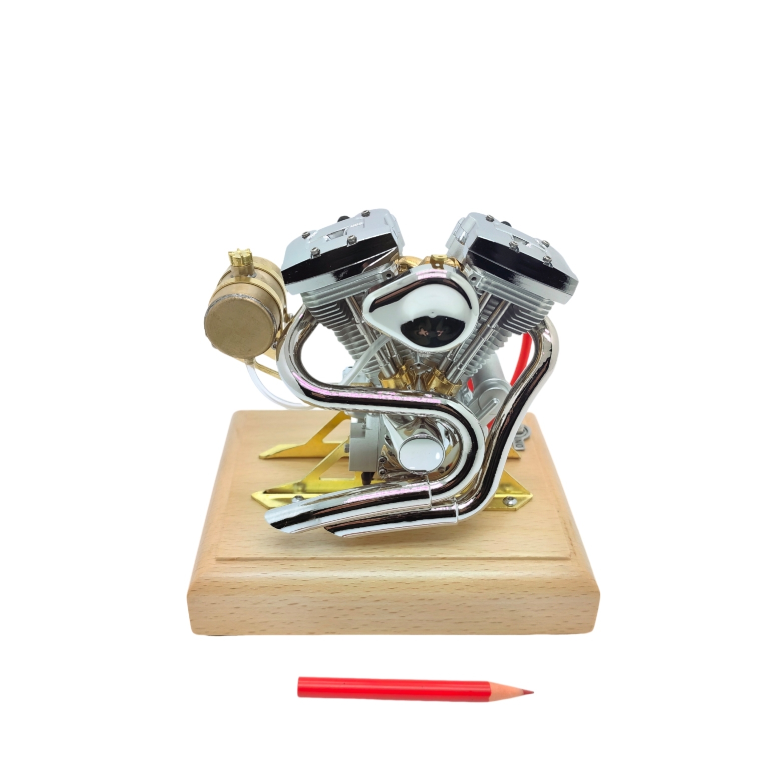 OKMO R34 OHV V-Twin Four-Stroke Gasoline Engine Mini Retro Motorcycle ...