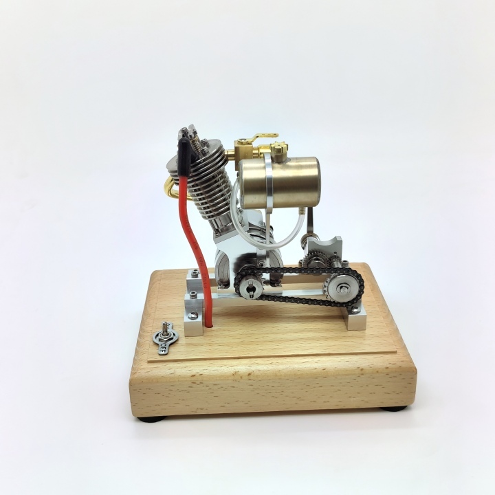Simple Motorcycle Engine Model H09 Mini Hoglet Single-Cylinder Four-Stroke Gasoline Engine Model for ...