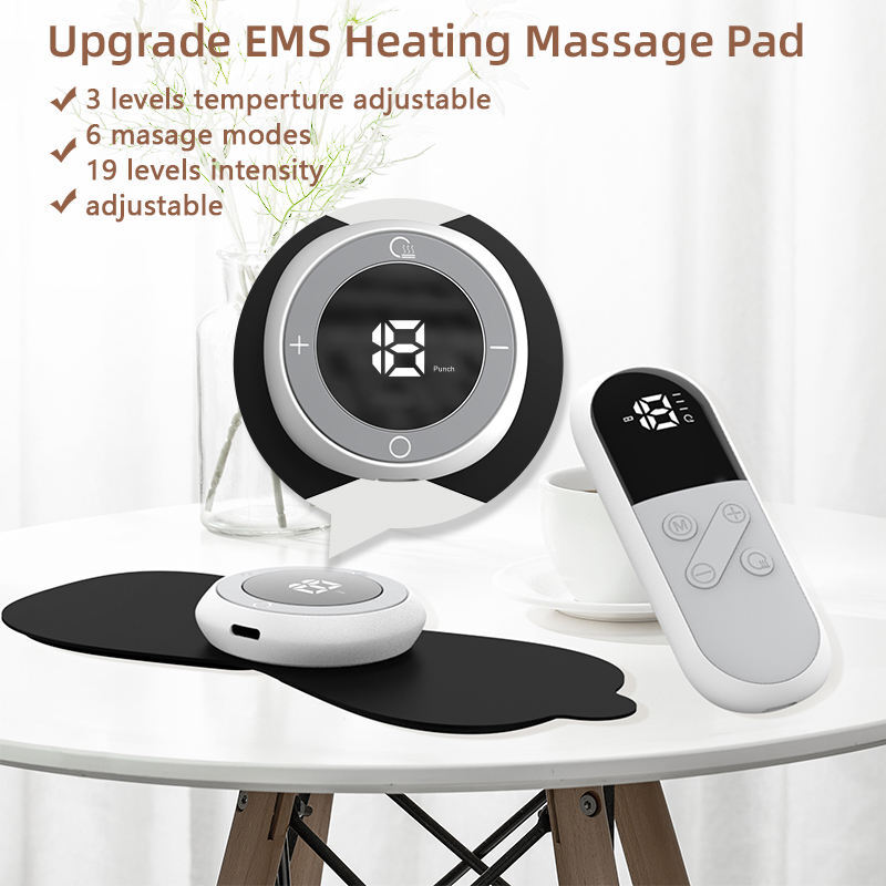 Mini OEM vibrating neck shoulder body foot leg back hand muscle stimulator  electrode tens ems massager